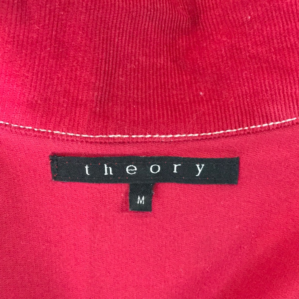 Theory Red Corduroy Jacket - Picture 6 of 6